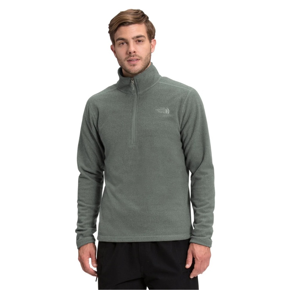 The North Face TNF Men’s M Fleece Quarter Zip Lightweight Winter Outdoors Hiking